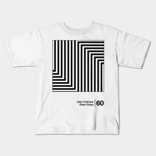 Giant Steps - Minimal Style Graphic Artwork Kids T-Shirt